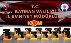 Batman’da Silah Operasyonu: 13 Tabanca Ele Geçirildi, 1 Kişi Tutuklandı