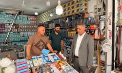 Bayram Arifesinde Batman Çarşısında Siyaset Mesaisi