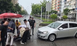 Bisikletli Çocuk Otomobilin Ön Camına Savruldu