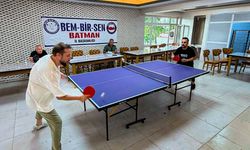 Batman’da Kurum İçi Rekabet Kızıştı: Masa Tenisi Turnuvası Start Aldı!
