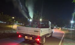 İlaçlama ekibi gece/gündüz çalışıyor