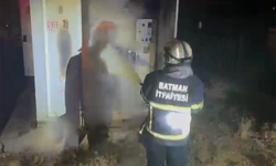 Batman'da Geceyi Aydınlatan Trafo Yangını