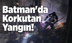 Batman'da Korkutan Yangın; Alevler Çarşı Merkezini Sardı İtfaiyeciler Dumandan Etkilendi!