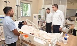 Kaymakam Başar’dan Hastanede Moral Ziyareti