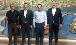İl Başkanı Çetin’den Kaymakam Büyük’e Hayırlı Olsun Ziyareti
