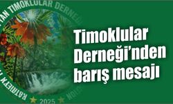 Timoklular Derneği’nden barış mesajı