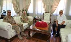 KORGENERAL TOPÇU'DAN VALİ CANALP'E ANLAMLI ZİYARET
