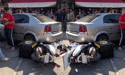 Eski Sanayi Sitesi’nde Motosiklet Dehşeti: Çarpışmanın Şiddetiyle Aracın Altına Girdi!