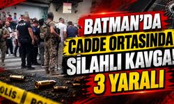 Batman’da Cadde Ortasında Silahlı Kavga! 3 Yaralı