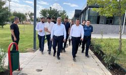 Kozluk Kent Parkı tamamlandı! Kaymakam ve Başkan sahada inceledi