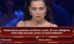 Kutlamalarda Patlatılan Konfetinin İçinde İlk Nelerin Bulunduğu Açıklandı! Beyaz’la Joker Sorusunun Cevabı