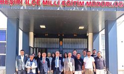 Yaşar Ciğer Beşiri’de okul ve kurumları ziyaret etti