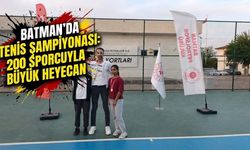 200 Sporcuyla Tenis Şampiyonası