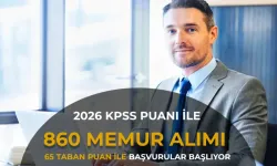 GİB'DEN 2026 KPSS İLE İLK BÜYÜK ALIM! 860 GELİR UZMAN YARDIMCISI ALINACAK (65 PUAN ŞARTI)
