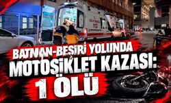 Batman-Beşiri Yolunda Motosiklet Kazası: 1 Ölü