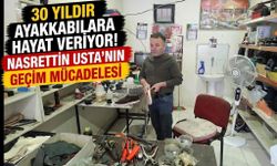 30 Yıldır Ayakkabılara Hayat Veriyor! Nasrettin Usta’nın Geçim Mücadelesi