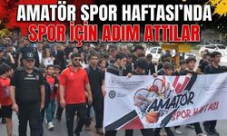 Amatör Spor Haftası’nda Spor İçin Adım Attılar