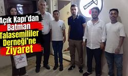 Açık Kapı’dan Batman Talasemililer Derneği’ne Ziyaret