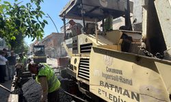 Batman’a Afet Kapsamında Asfalt Desteği