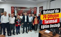Batman’da 70 Çiftçiye Tarımsal Eğitim Desteği