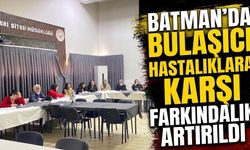 Batman’da bulaşıcı hastalıklara karşı farkındalık artırıldı
