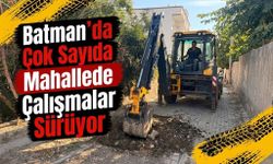 Batman’da Çok Sayıda Mahallede Çalışmalar Sürüyor