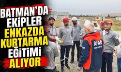 Batman’da Ekipler Enkazda Kurtarma Eğitimi Alıyor