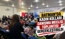 Batman’da Kadın Kolları Danışma Meclisi Toplantısı Gerçekleştirildi