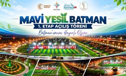 Batman’da Mavi Yeşil Dönem! 136 Dönümlük Park Açıldı