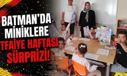 Batman’da Miniklere İtfaiye Haftası Sürprizi!