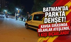 Parkta Dehşet! Kavga Sırasında Silahlar Ateşlendi, 1 Kişi Bıçaklandı