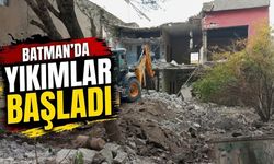Batman’da Yıkımlar Başladı