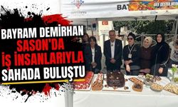 Bayram Demirhan Sason’da İş İnsanlarıyla Sahada Buluştu