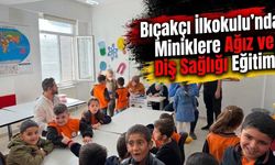 Bıçakçı İlkokulu’nda Miniklere Ağız ve Diş Sağlığı Eğitimi