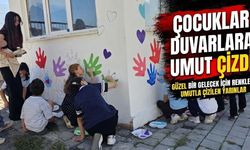 Çocuklar Duvarlara Umut Çizdi
