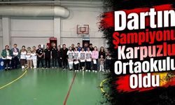 Dartın Şampiyonu Karpuzlu Ortaokulu Oldu