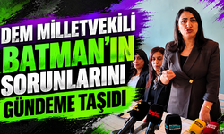 Dem Milletveklili Batman’ın Sorunlarını Gündeme Taşıdı