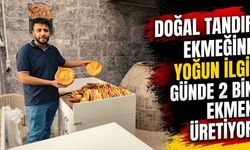Doğal Tandır Ekmeğine Yoğun İlgi: Günde 2 Bin Ekmek Üretiyor