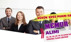 Düşük Puanlı Adaylara Büyük Müjde: 2026 Yılı 50, 55, 60, 65 ve 70 KPSS ile Memur Alımı Yapan Kurumlar Hangileridir?