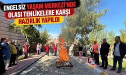 Engelsiz Yaşam Merkezi’nde Olası Tehlikelere Karşı Hazırlık Yapıldı