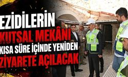 Ezidilerin kutsal mekânı kısa süre içinde yeniden ziyarete açılacak