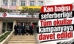 Kan bağışı seferberliği! Tüm okullar kampanyaya davet edildi