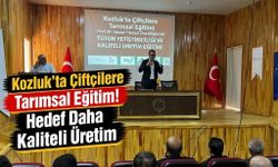 Kozluk’ta Çiftçilere Tarımsal Eğitim! Hedef Daha Kaliteli Üretim