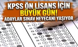 KPSS ÖN LİSANS İÇİN BÜYÜK GÜN! ADAYLAR SINAV HEYECANI YAŞIYOR