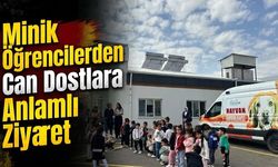 Minik Öğrencilerden Can Dostlara Anlamlı Ziyaret
