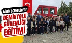 Minik Öğrencilere Demiryolu Güvenliği Eğitimi