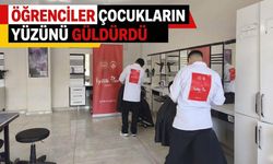 Öğrenciler Çocukların Yüzünü Güldürdü