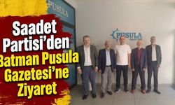 Saadet Partisi’nden Batman Pusula Gazetesi’ne Ziyaret