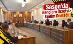 Sason’da Gençlere Ücretsiz Eğitim Desteği