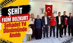 Şehit Faim Bozkurt, Şehadet Yıl Dönümünde Anıldı
